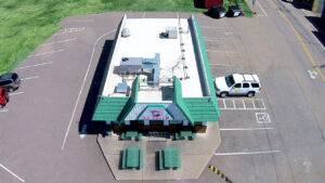 Resturant Low slope flat Roofing Contractor