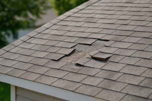 Storm Damage on Roof