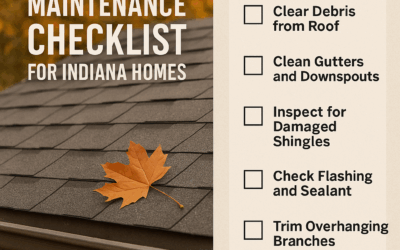 Fall Roof Maintenance Checklist for Indiana Homes