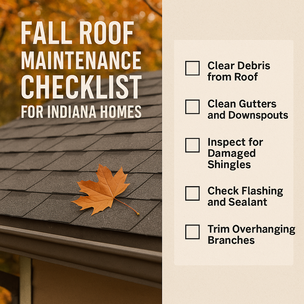 Fall Roof Maintenance Checklist for Indiana Homes