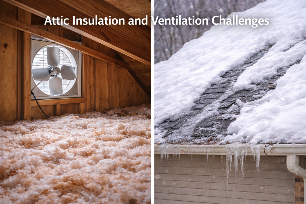 Attic ventilation and snow melt issues