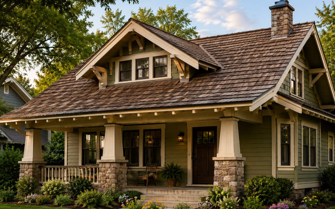 Roofing a Craftsman Bungalow: The Cedar Shake Look, Without the Upkeep