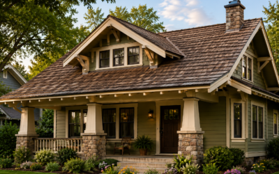 Roofing a Craftsman Bungalow: The Cedar Shake Look, Without the Upkeep