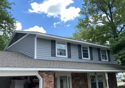 Completed siding project by Wabash Valley Exteriors in Huntington, Indiana (Project 109)
