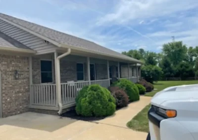 Completed gutters project by Wabash Valley Exteriors in Lafayette, Indiana (Project 1295)