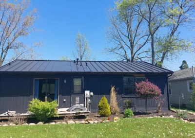 Completed metal roofing project by Wabash Valley Exteriors in Remington, Indiana (Project 1054)