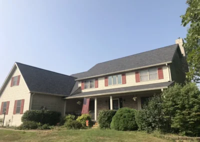 Completed roofing project by Wabash Valley Exteriors in Thorntown, Indiana (Project 156)